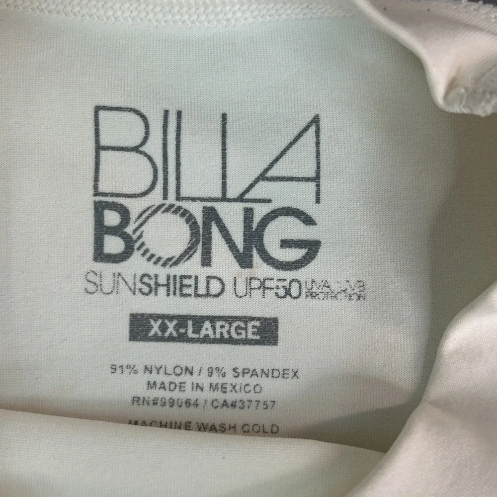 BillABong Men's Surf Shirt Medium Sunshield UPF-50 UV/UVB Protection Beach